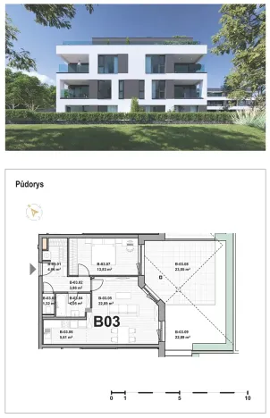 Prodej bytu 2+1, Olomouc, Leopolda Pospíšila, 56 m2