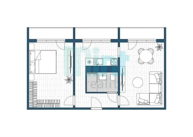 Prodej bytu 2+1, Ostrava, Gen. Sochora, 52 m2