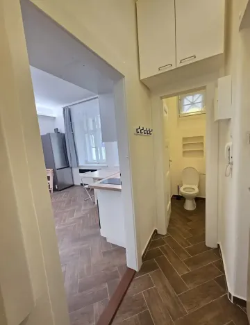 Pronájem bytu 1+kk, Praha - Holešovice, Františka Křížka, 26 m2