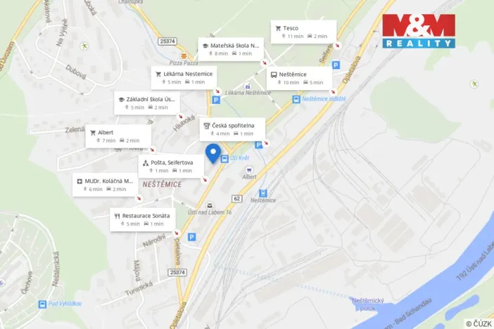 Prodej bytu 3+1, Ústí nad Labem - Neštěmice, Seifertova, 81 m2