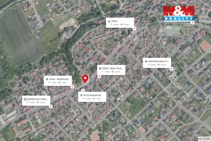 Pronájem obchodního prostoru, Buštěhrad, Kladenská, 90 m2