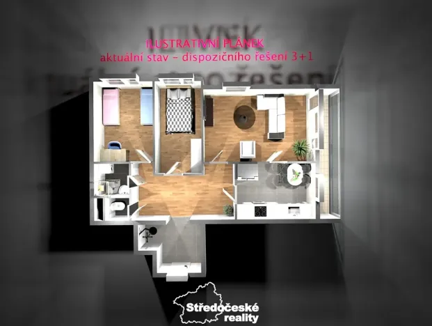 Prodej bytu 3+1, Praha - Horní Měcholupy, Veronské nám., 85 m2