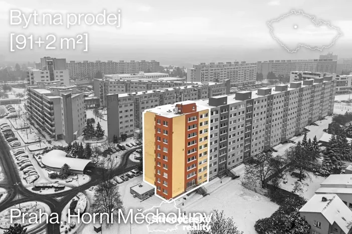 Prodej bytu 3+1, Praha - Horní Měcholupy, Veronské nám., 85 m2