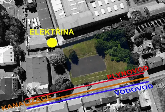 Prodej komerčního pozemku, Ostrava, Palackého, 4189 m2