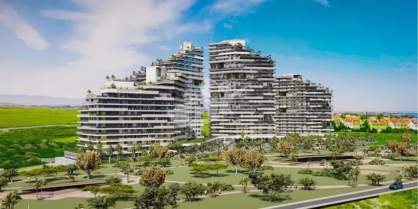 Prodej bytu 1+kk, Trikomo, Kypr, 42 m2