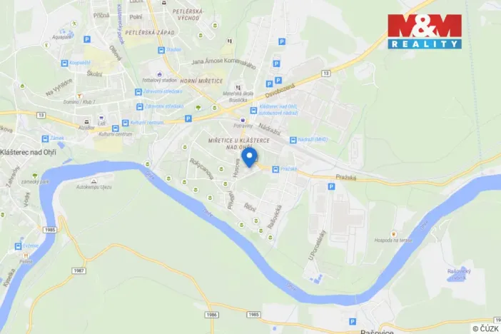 Pronájem bytu 2+1, Klášterec nad Ohří, Boženy Němcové, 45 m2