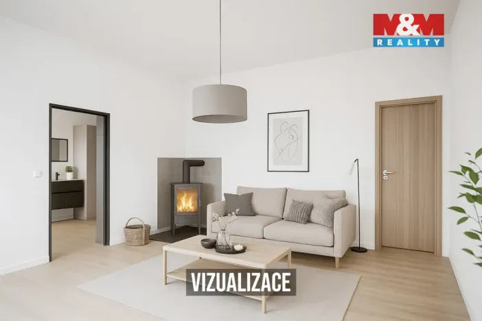 Prodej bytu 2+1, Újezd pod Troskami, 65 m2