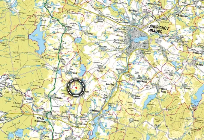 Prodej louky, Vydří, 5033 m2