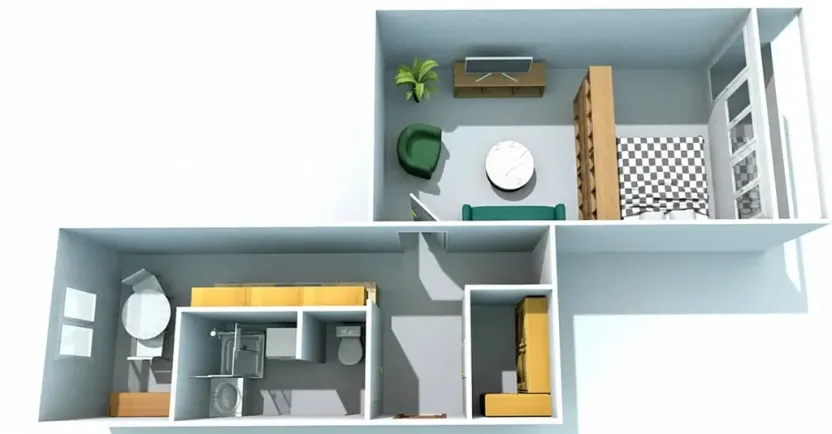 Pronájem bytu 2+kk, Ústí nad Labem, Zvonková, 45 m2