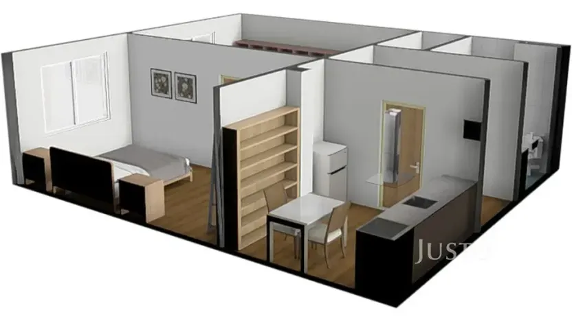 Pronájem bytu 2+1, Písek, Budějovická, 53 m2