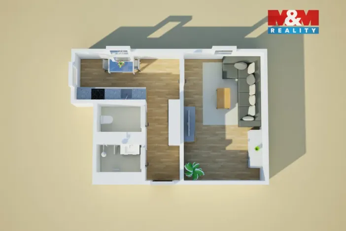 Prodej bytu 1+1, Heřmanův Městec, Heřmanského, 44 m2