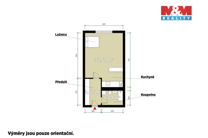 Prodej bytu 1+kk, Plzeň - Východní Předměstí, Guldenerova, 52 m2