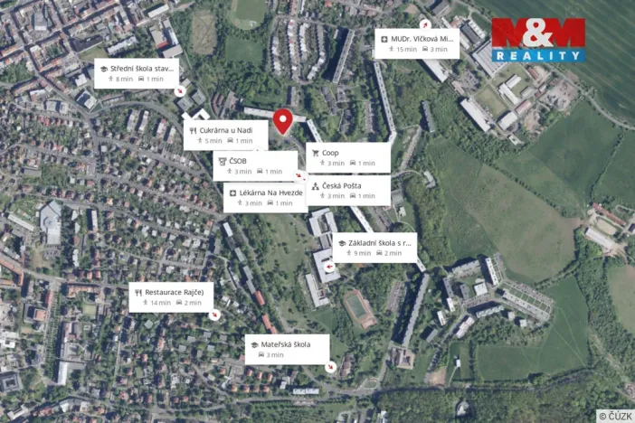 Prodej bytu 3+1, Teplice, Antonína Sochora, 71 m2