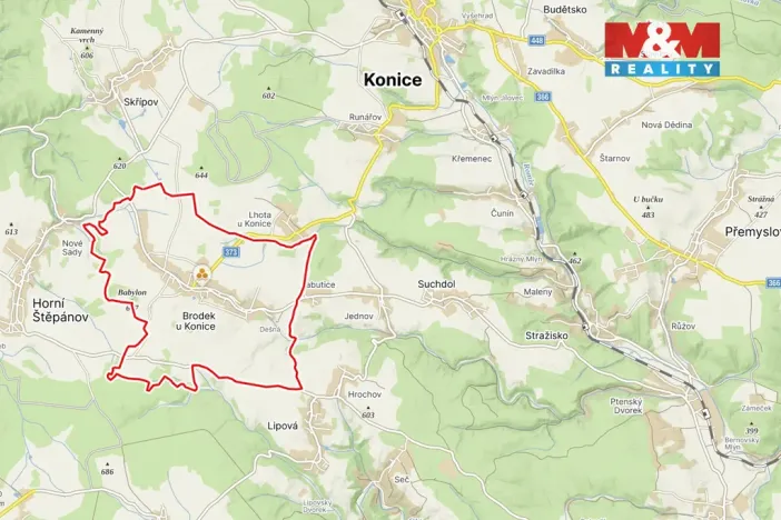 Prodej komerčního pozemku, Brodek u Konice, 3515 m2