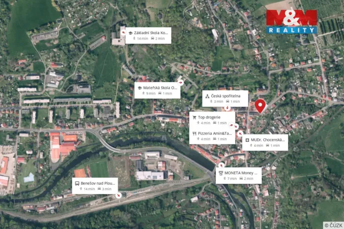 Prodej bytu 1+1, Benešov nad Ploučnicí, Palackého, 41 m2