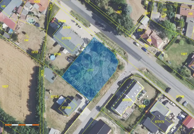 Prodej pozemku, Stehelčeves, Taussigových, 1034 m2