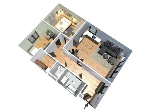 Prodej bytu 2+kk, Bělá pod Bezdězem, Jarní, 57 m2