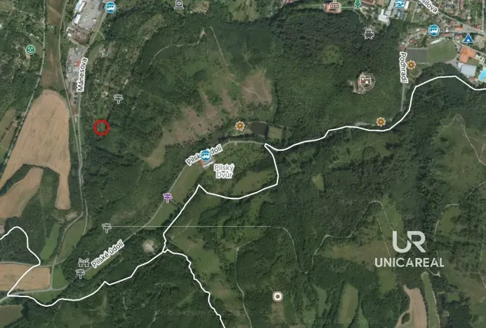 Prodej zahrady, Boskovice, Mánesova, 756 m2