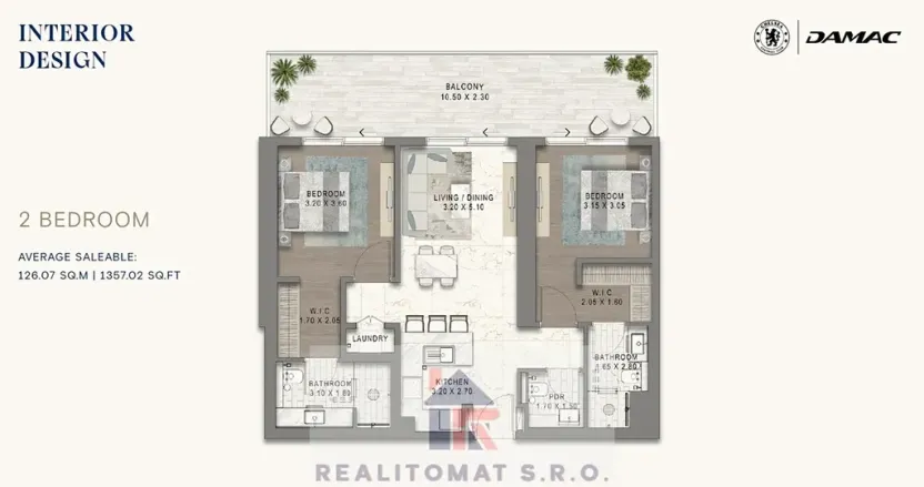 Prodej bytu 2+kk, Dubaj, Spojené arabské emiráty, 70 m2