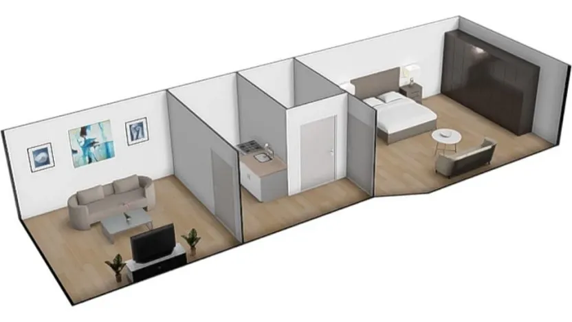 Pronájem bytu 2+1, Brno - Maloměřice, Obřanská, 44 m2