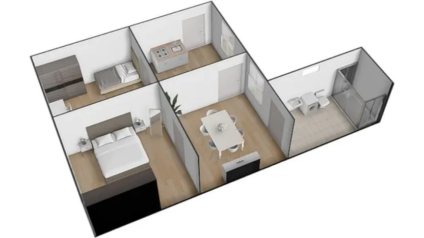 Pronájem bytu 3+1, Brno - Maloměřice, Obřanská, 58 m2