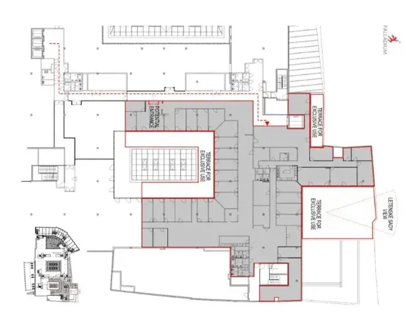 Pronájem kanceláře, Praha - Nové Město, náměstí Republiky, 1700 m2