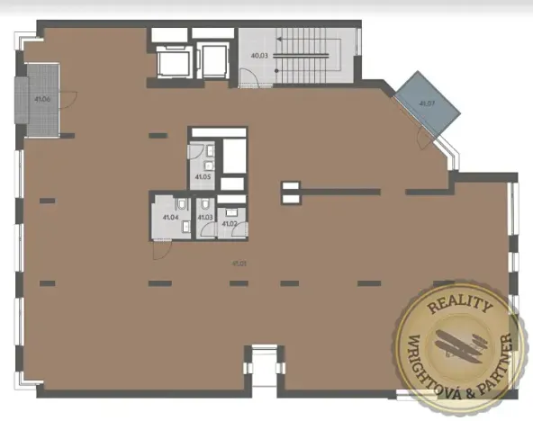 Pronájem kanceláře, Praha - Libeň, 316 m2