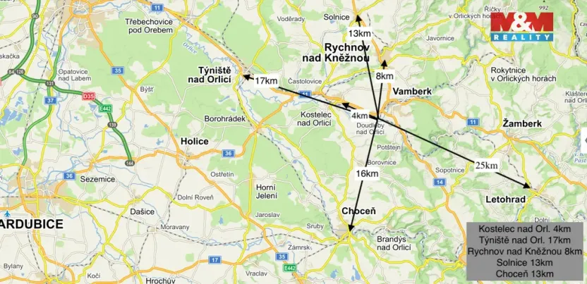 Pronájem bytu 2+1, Doudleby nad Orlicí, Dukelská, 65 m2