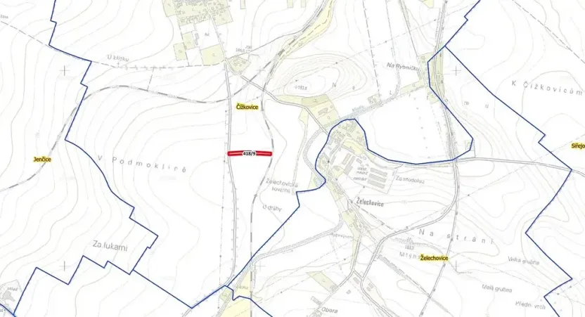 Prodej pole, Čížkovice, 2985 m2