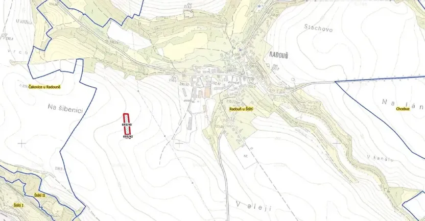 Prodej pole, Štětí, 4640 m2