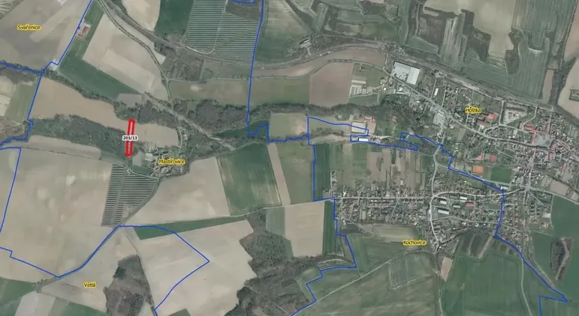 Prodej pole, Vrbice, 3705 m2