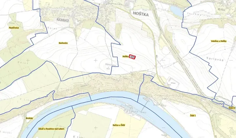 Prodej pole, Hoštka, 3568 m2