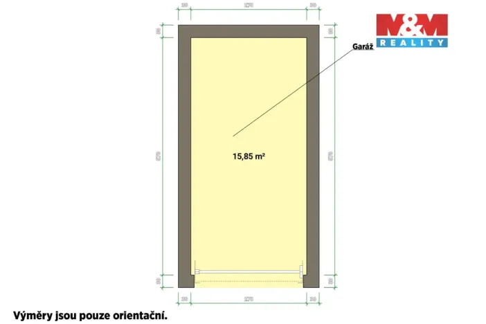 Pronájem garáže, Mariánské Lázně - Úšovice, 18 m2