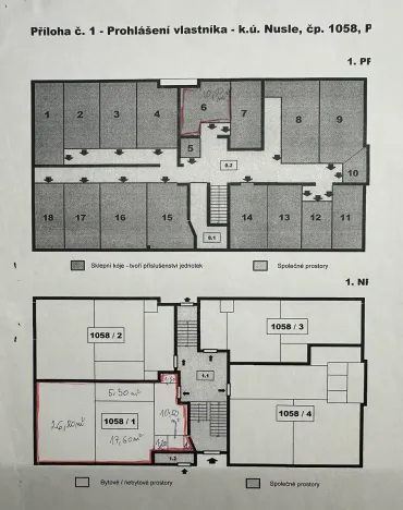 Prodej bytu 2+1, Praha - Nusle, 5. května, 63 m2