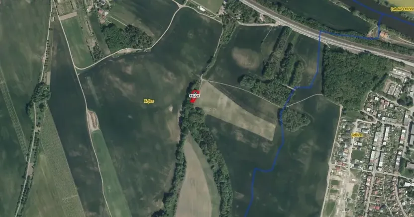 Prodej louky, Kojice, 737 m2