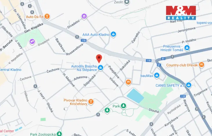 Pronájem kanceláře, Kladno, Čechova, 167 m2