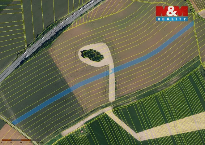 Prodej pole, Šlapanice - Bedřichovice, 23414 m2