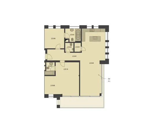 Prodej bytu 3+kk, Praha - Podolí, Jeremenkova, 115 m2