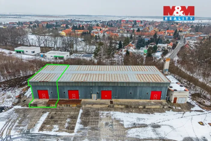 Pronájem skladu, Veleň, K Cihelně, 191 m2