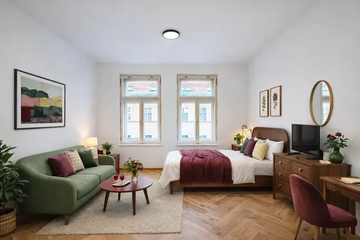 Prodej bytu 1+1, Praha - Žižkov, Seifertova, 33 m2