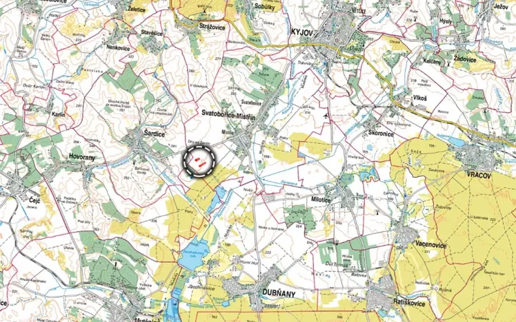 Prodej pole, Svatobořice-Mistřín, 2880 m2