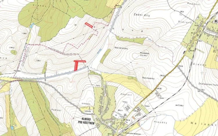 Prodej pole, Bystřice pod Hostýnem, 7364 m2