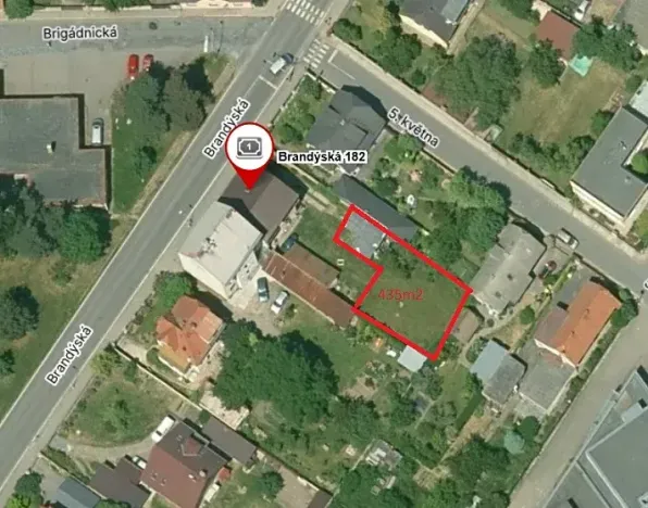 Prodej pozemku pro bydlení, Jirny, Brandýská, 435 m2