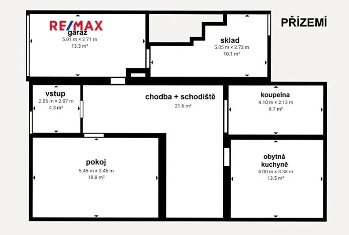 Prodej rodinného domu, Solnice, Sídliště I., 162 m2