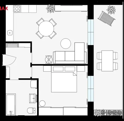 Prodej bytu 2+kk, Třeština, 68 m2
