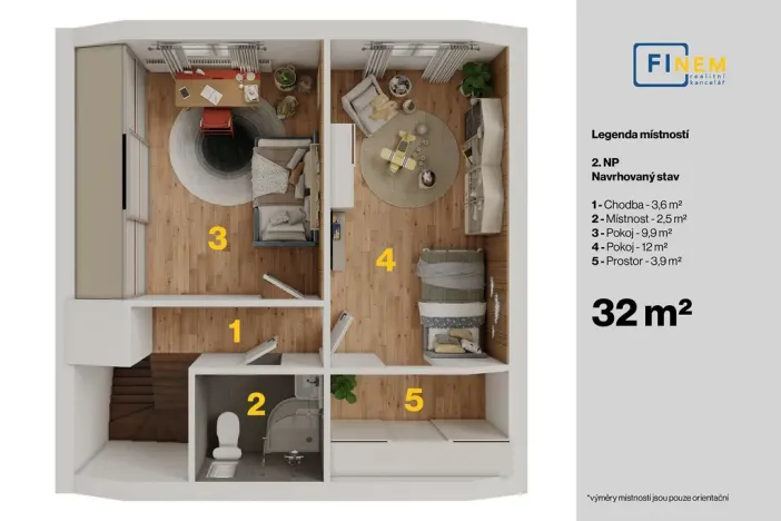 Prodej rodinného domu, Všestudy, 85 m2