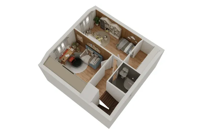 Prodej rodinného domu, Všestudy, 85 m2