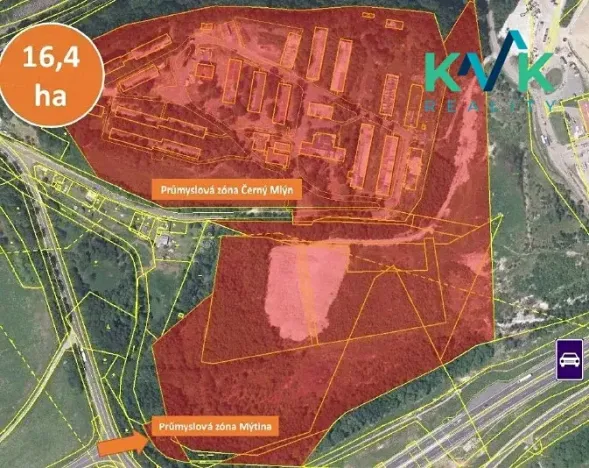 Pronájem komerčního pozemku, Březová, 5000 m2