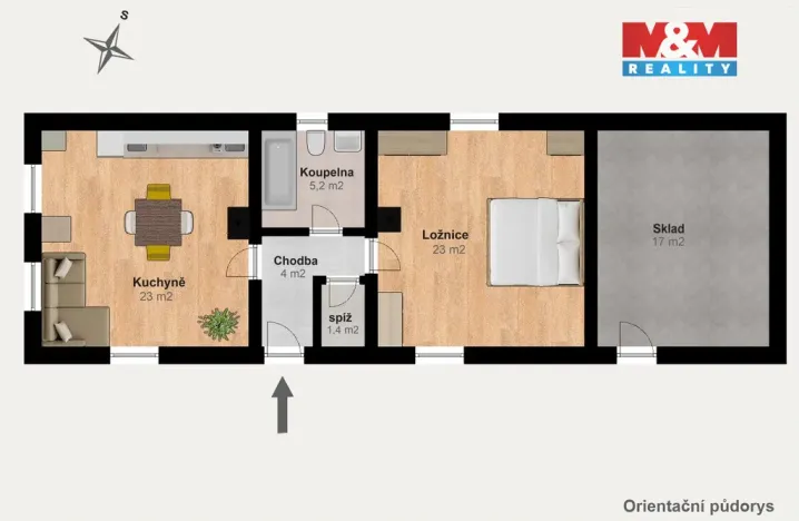 Prodej rodinného domu, Cheznovice, 57 m2