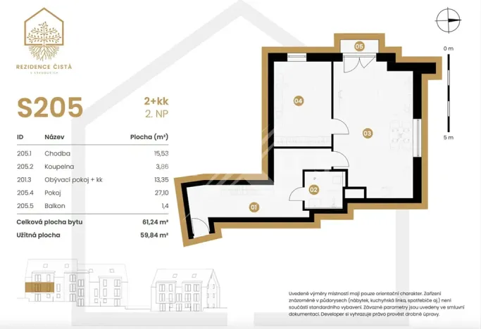 Prodej bytu 2+kk, Černý Důl, 60 m2